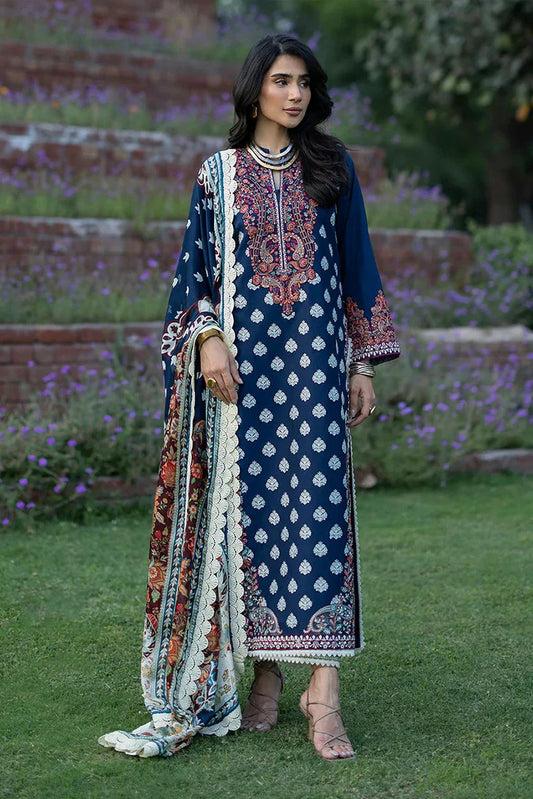 Picture of Zainab Chottani - ZC Luxe Lawn - Mesa-08 - Unstitched - Available at Raja Sahib