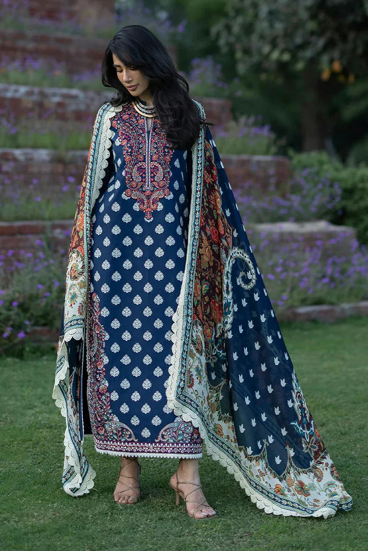 Picture of Zainab Chottani - ZC Luxe Lawn - Mesa-08 - Unstitched - Available at Raja Sahib