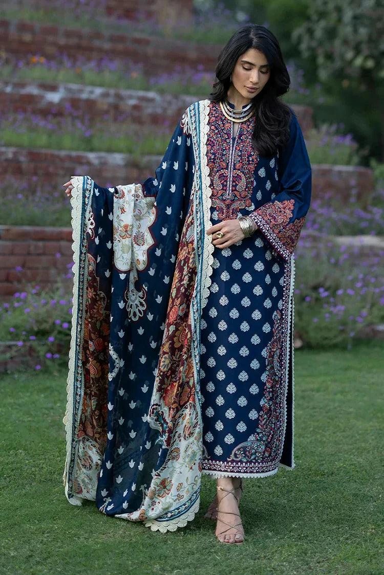 Picture of Zainab Chottani - ZC Luxe Lawn - Mesa-08 - Unstitched - Available at Raja Sahib