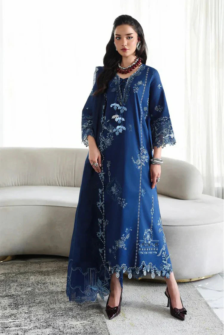 Picture of Qalamkar - Qline Lawn Drop 2 - QKL-01 SORAI - Unstitched - Available at Raja Sahib