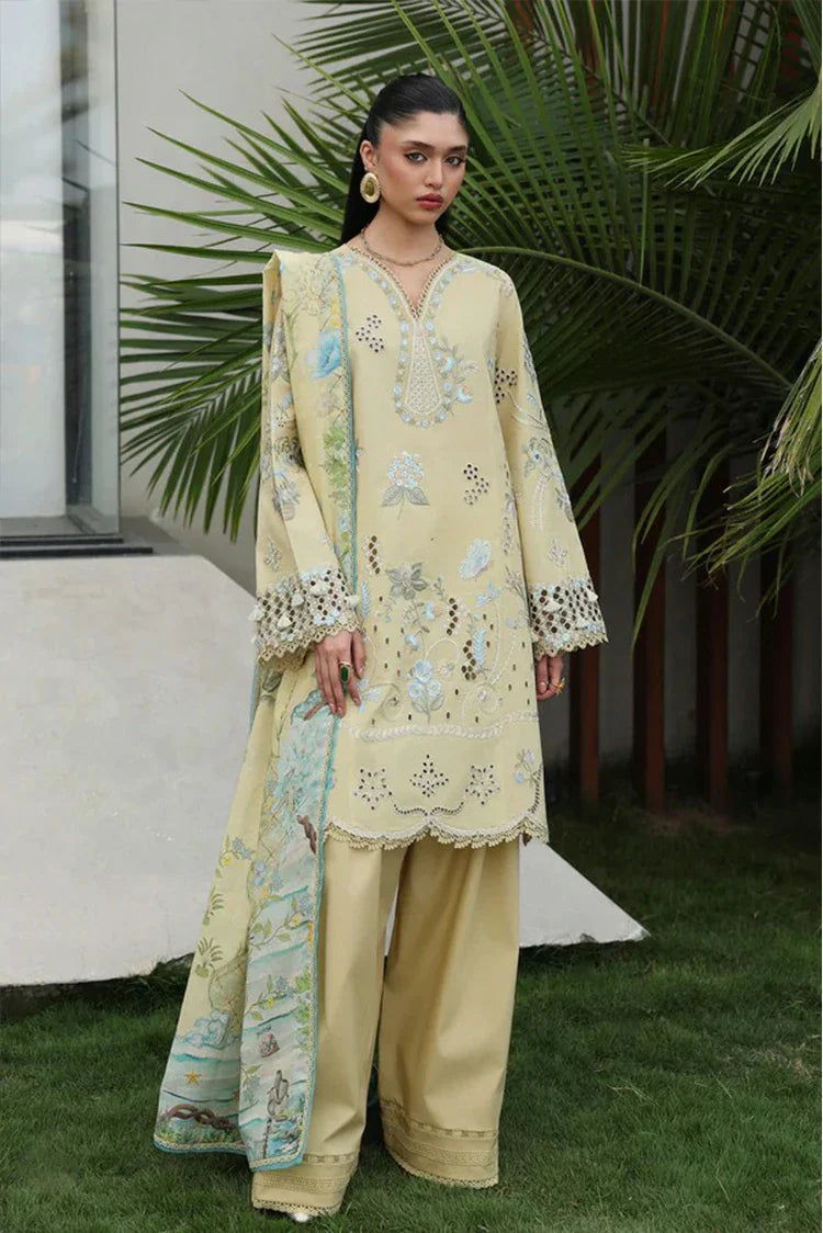 Picture of Qalamkar - Qline Lawn Drop 2 - QKL-11 MEIRA - Unstitched - Available at Raja Sahib