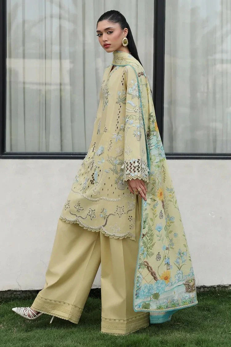 Picture of Qalamkar - Qline Lawn Drop 2 - QKL-11 MEIRA - Unstitched - Available at Raja Sahib