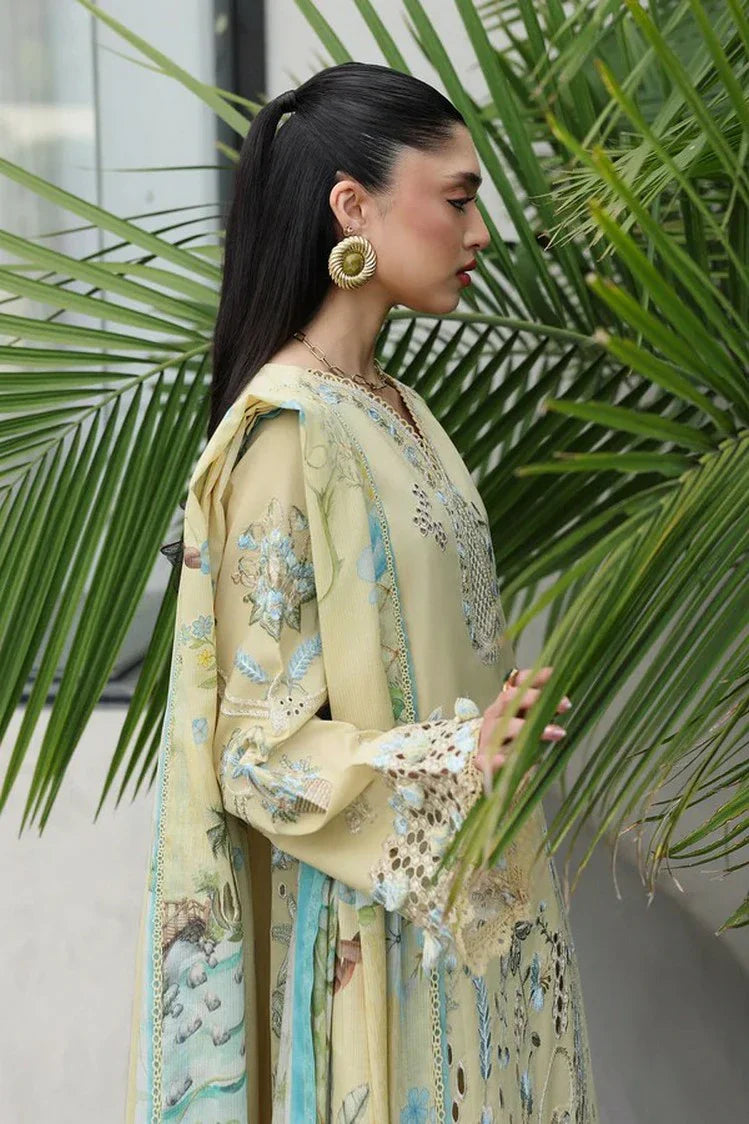 Picture of Qalamkar - Qline Lawn Drop 2 - QKL-11 MEIRA - Unstitched - Available at Raja Sahib