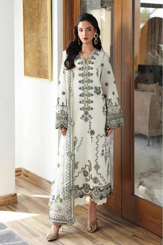 Picture of Qalamkar - Qline Lawn Drop 2 - QKL-13 REEMA - Unstitched - Available at Raja Sahib