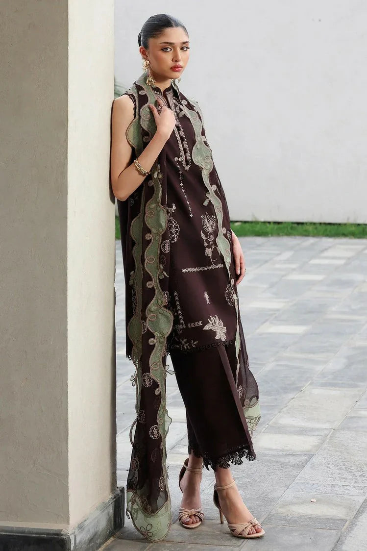 Picture of Qalamkar - Qline Lawn Drop 2 - QKL-15 YASRA - Unstitched - Available at Raja Sahib