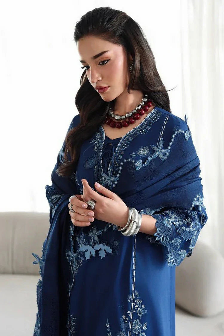 Picture of Qalamkar - Qline Lawn Drop 2 - QKL-01 SORAI - Unstitched - Available at Raja Sahib