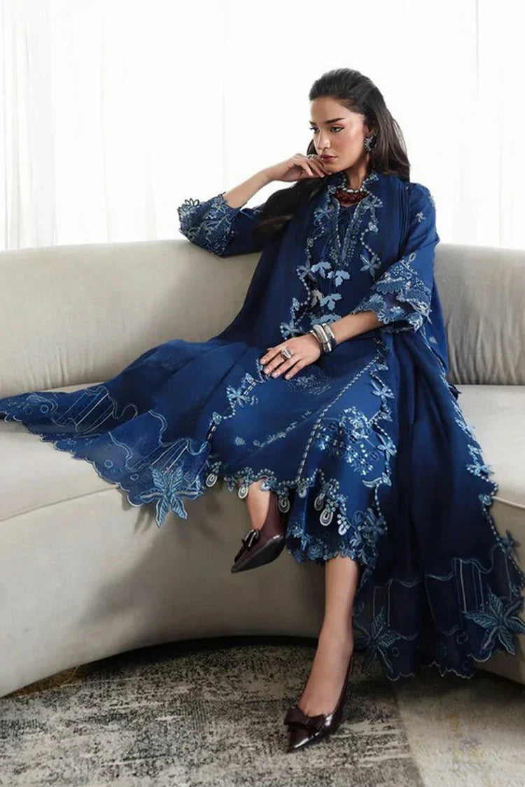 Picture of Qalamkar - Qline Lawn Drop 2 - QKL-01 SORAI - Unstitched - Available at Raja Sahib