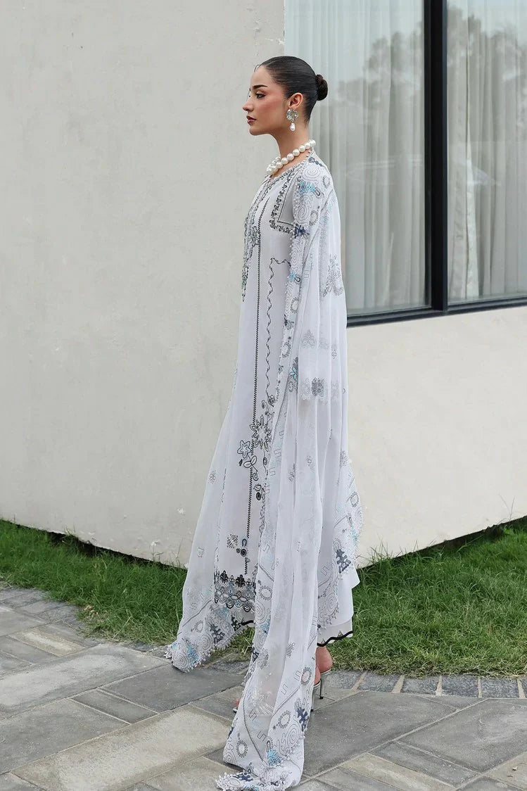 Picture of Qalamkar - Qline Lawn Drop 2 - QKL-03 SAMIA - Unstitched - Available at Raja Sahib