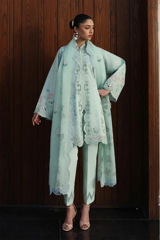 Qalamkar - Qline Lawn Drop 2 - QKL-07 LEYA - Unstitched