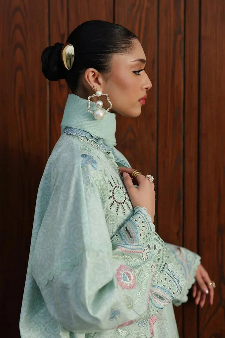 Picture of Qalamkar - Qline Lawn Drop 2 - QKL-07 LEYA - Unstitched - Available at Raja Sahib