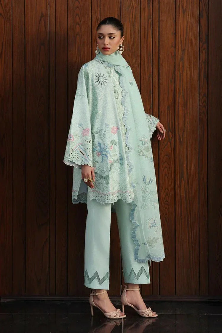 Picture of Qalamkar - Qline Lawn Drop 2 - QKL-07 LEYA - Unstitched - Available at Raja Sahib