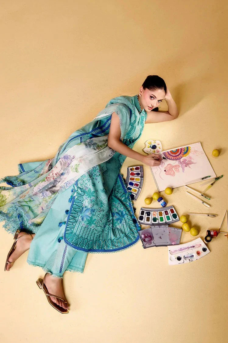 Picture of Sobia Nazir - Vital Lawn Vol 2 - Design 4B - Unstitched - Available at Raja Sahib