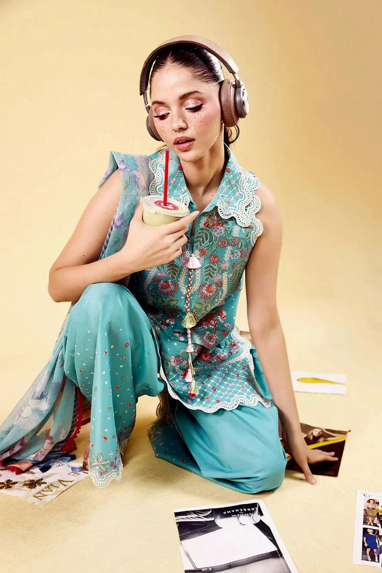 Picture of Sobia Nazir - Vital Lawn Vol 2 - Design 5A - Unstitched - Available at Raja Sahib