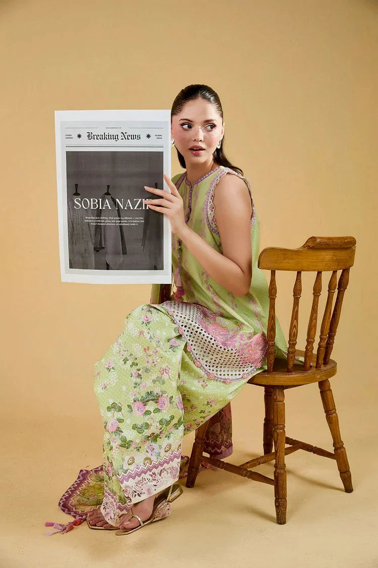 Picture of Sobia Nazir - Vital Lawn Vol 2 - Design 7A - Unstitched - Available at Raja Sahib