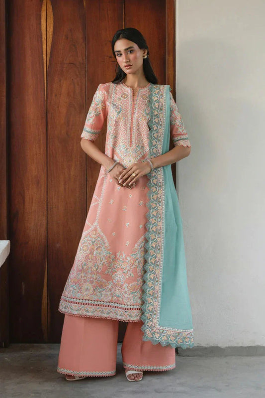 Picture of Ayzel - Whisper Embroidered Lawn Collection - 1234-DOVE - Unstitched - Available at Raja Sahib