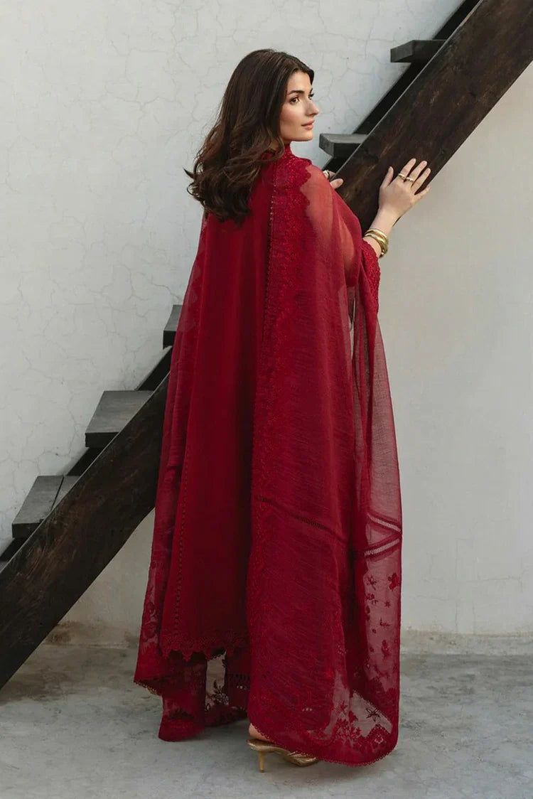 Picture of Ayzel - Whisper Embroidered Lawn Collection - 1239-BLUSH - Unstitched - Available at Raja Sahib