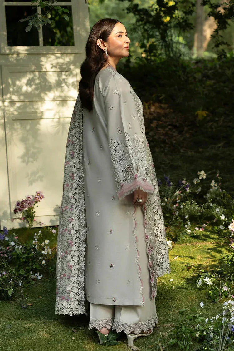 Picture of Elaf - Luxury Lawn Unstitched Vol 2 - ELQ-1A ALL MAGICAL - Unstitched - Available at Raja Sahib