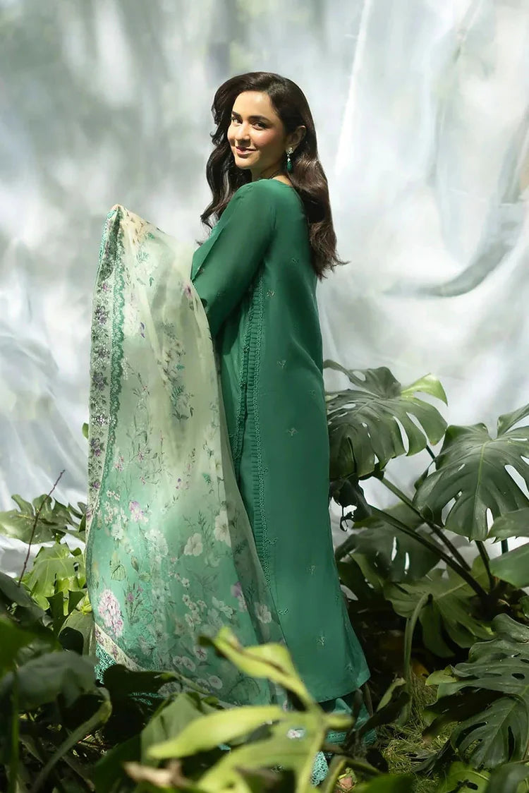 Picture of Elaf - Luxury Lawn Unstitched Vol 2 - ELQ-2A LOVER'S EDEN - Unstitched - Available at Raja Sahib
