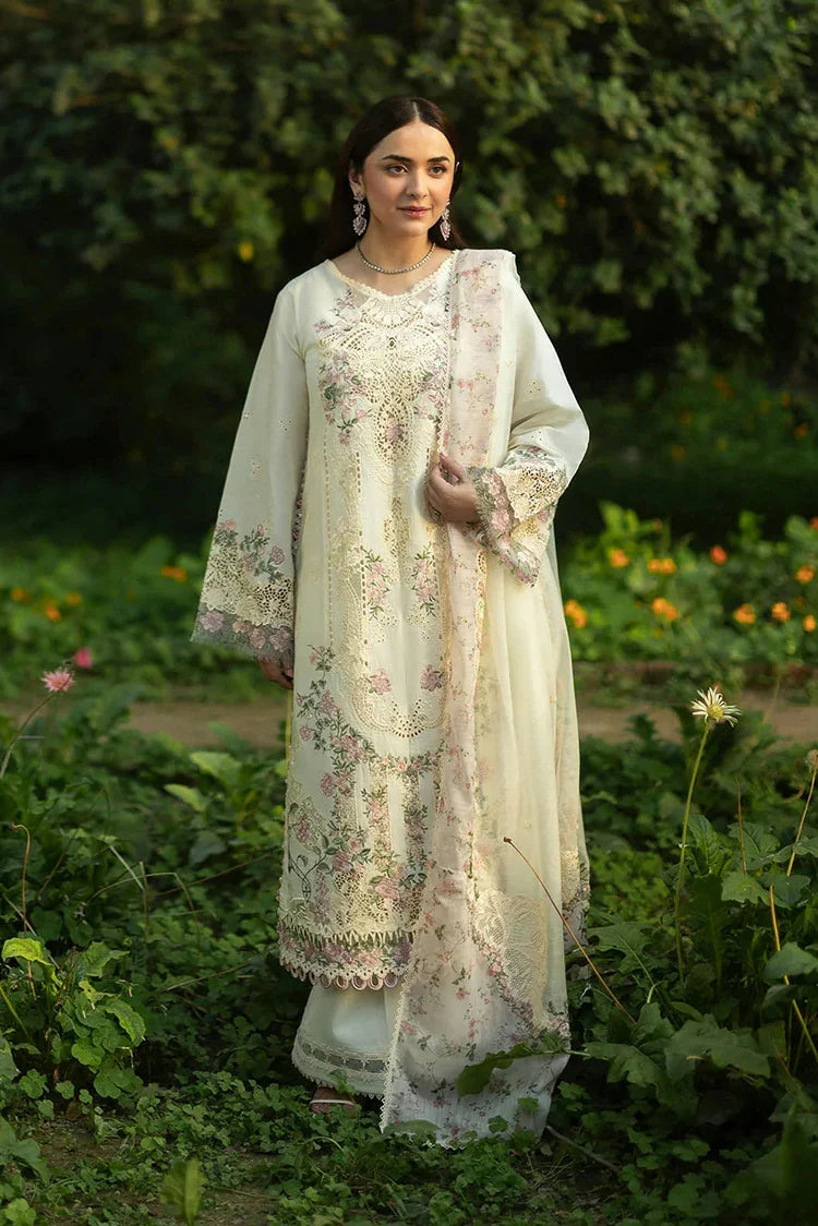 Picture of Elaf - Luxury Lawn Unstitched Vol 2 - ELQ-7B SWEET TALK - Unstitched - Available at Raja Sahib