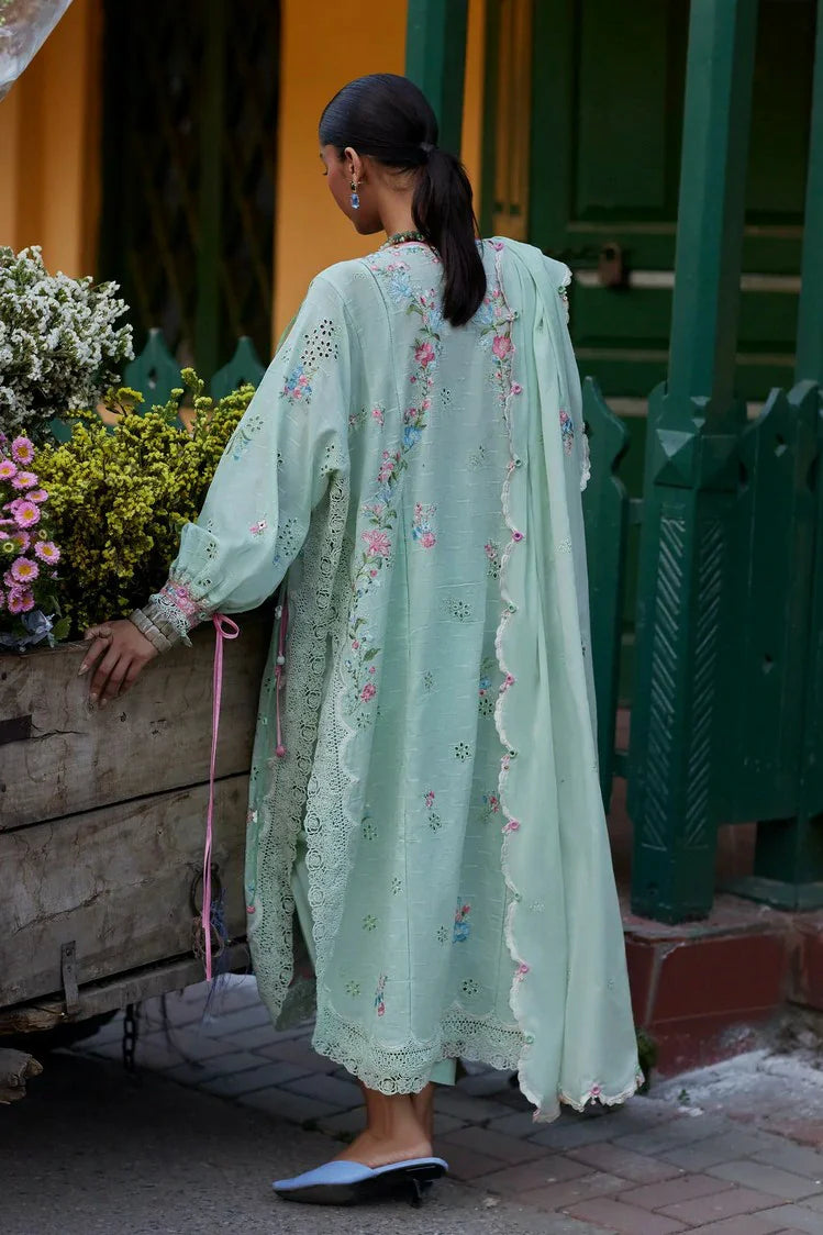 Picture of Zaha - Wild Flower Festive Lawn - JADE VINE REVERIE (ZF26-12) - Unstitched - Available at Raja Sahib