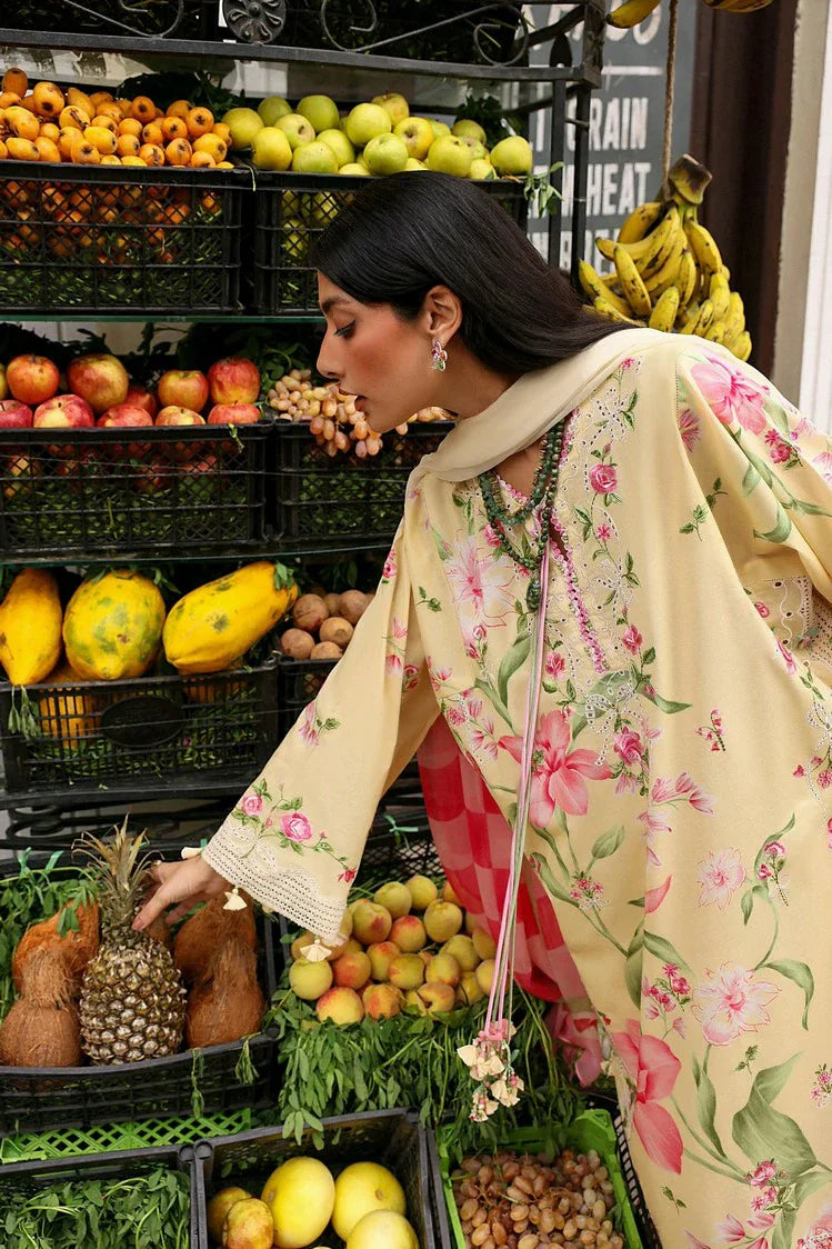 Picture of Zaha - Wild Flower Festive Lawn - HIMALAYAN BELL MIST (ZF26-01) - Unstitched - Available at Raja Sahib