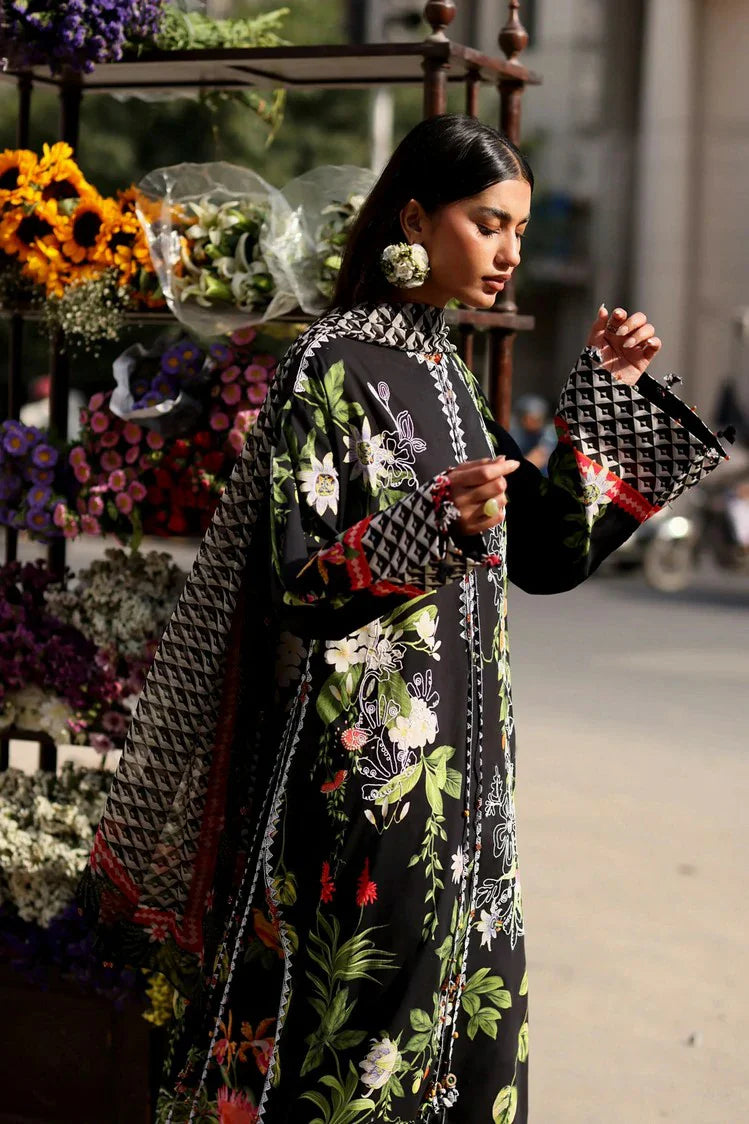 Picture of Zaha - Wild Flower Festive Lawn - MIDNIGHT BLOOM (ZF26-04) - Unstitched - Available at Raja Sahib