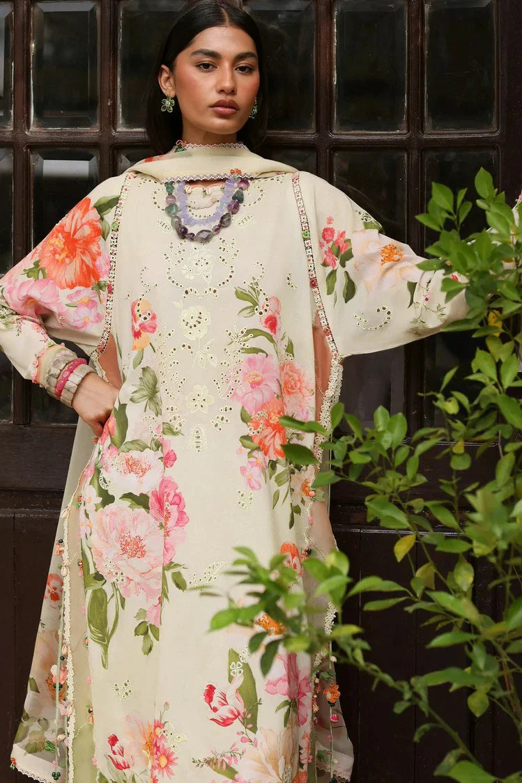 Picture of Zaha - Wild Flower Festive Lawn - DAHLIA (ZF26-06) - Unstitched - Available at Raja Sahib