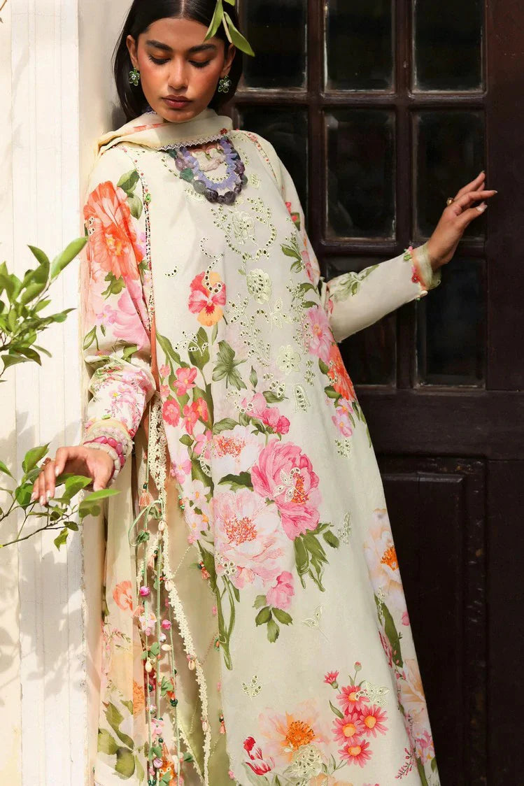 Picture of Zaha - Wild Flower Festive Lawn - DAHLIA (ZF26-06) - Unstitched - Available at Raja Sahib