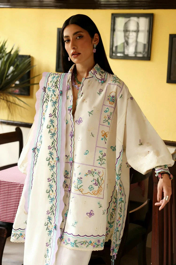 Picture of Zaha - Wild Flower Festive Lawn - GHOST ORCHID WHISPER (ZF26-07) - Unstitched - Available at Raja Sahib