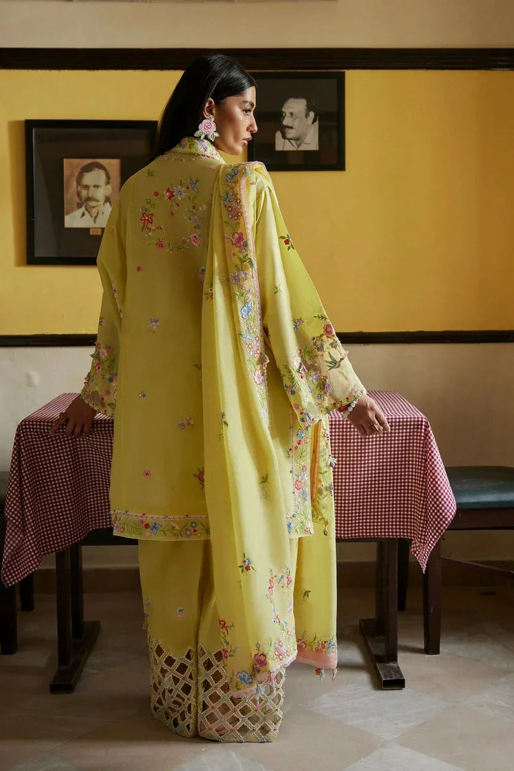 Picture of Zaha - Wild Flower Festive Lawn - QUEEN OF THE ANDES (ZF26-08) - Unstitched - Available at Raja Sahib