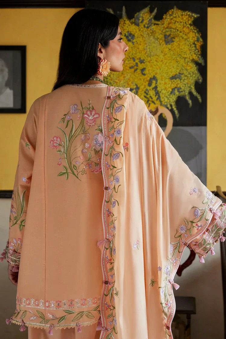 Picture of Zaha - Wild Flower Festive Lawn - APRICOT MALLOW BLOOM (ZF26-09) - Unstitched - Available at Raja Sahib