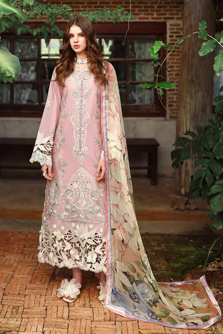 Picture of Mushq - Hemline The Secret Garden Beyond the Garden Gate - 10-Secret Petals - Unstitched - Available at Raja Sahib