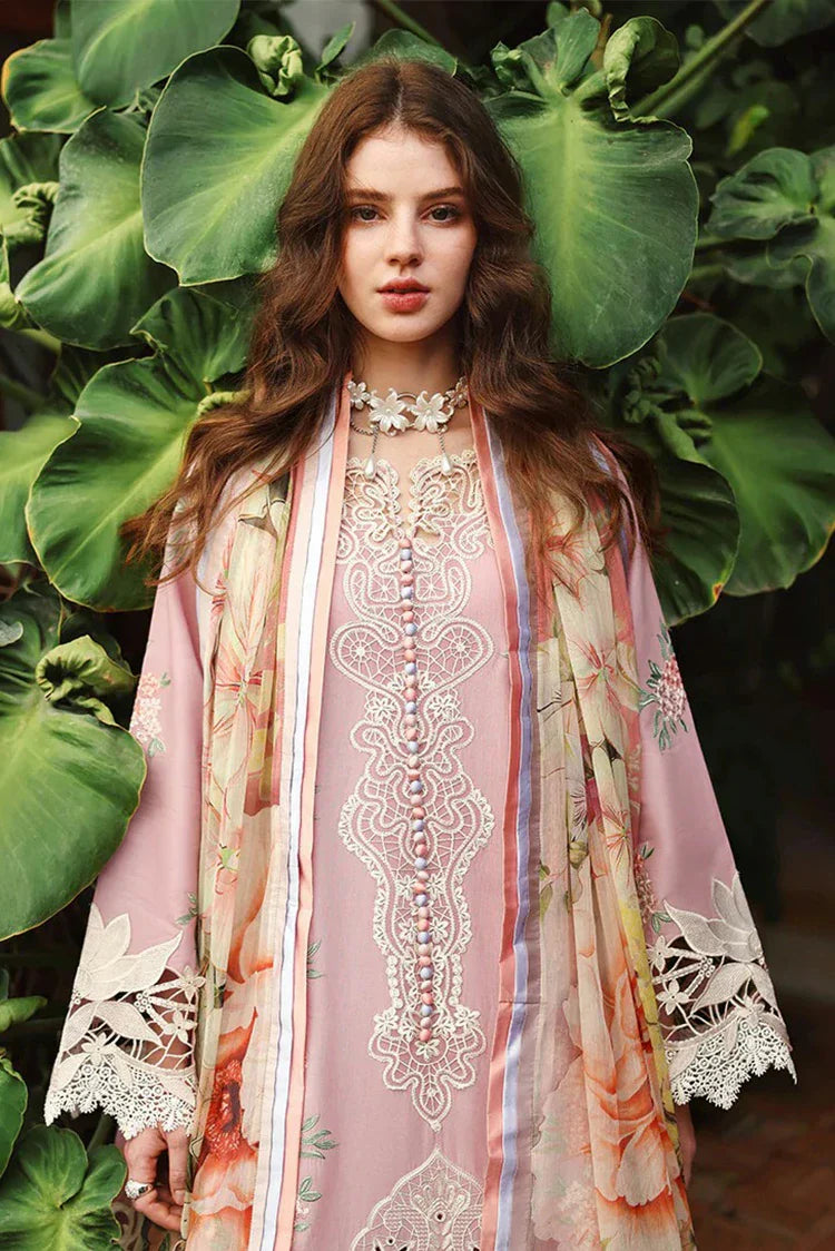 Picture of Mushq - Hemline The Secret Garden Beyond the Garden Gate - 10-Secret Petals - Unstitched - Available at Raja Sahib
