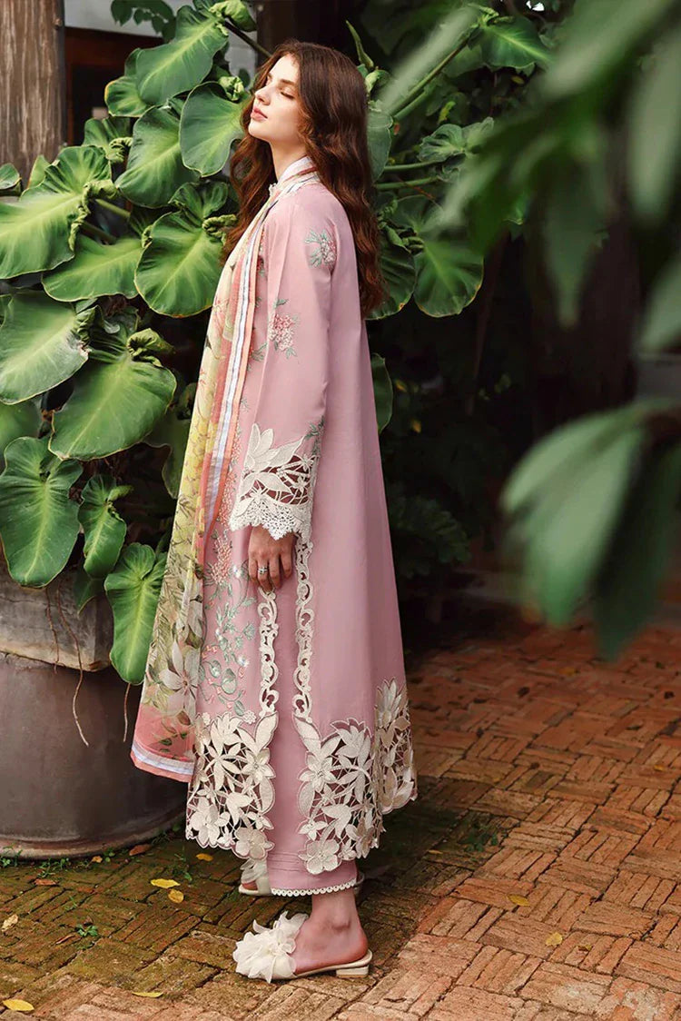 Picture of Mushq - Hemline The Secret Garden Beyond the Garden Gate - 10-Secret Petals - Unstitched - Available at Raja Sahib