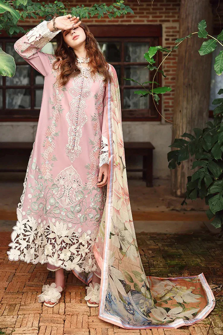 Picture of Mushq - Hemline The Secret Garden Beyond the Garden Gate - 10-Secret Petals - Unstitched - Available at Raja Sahib