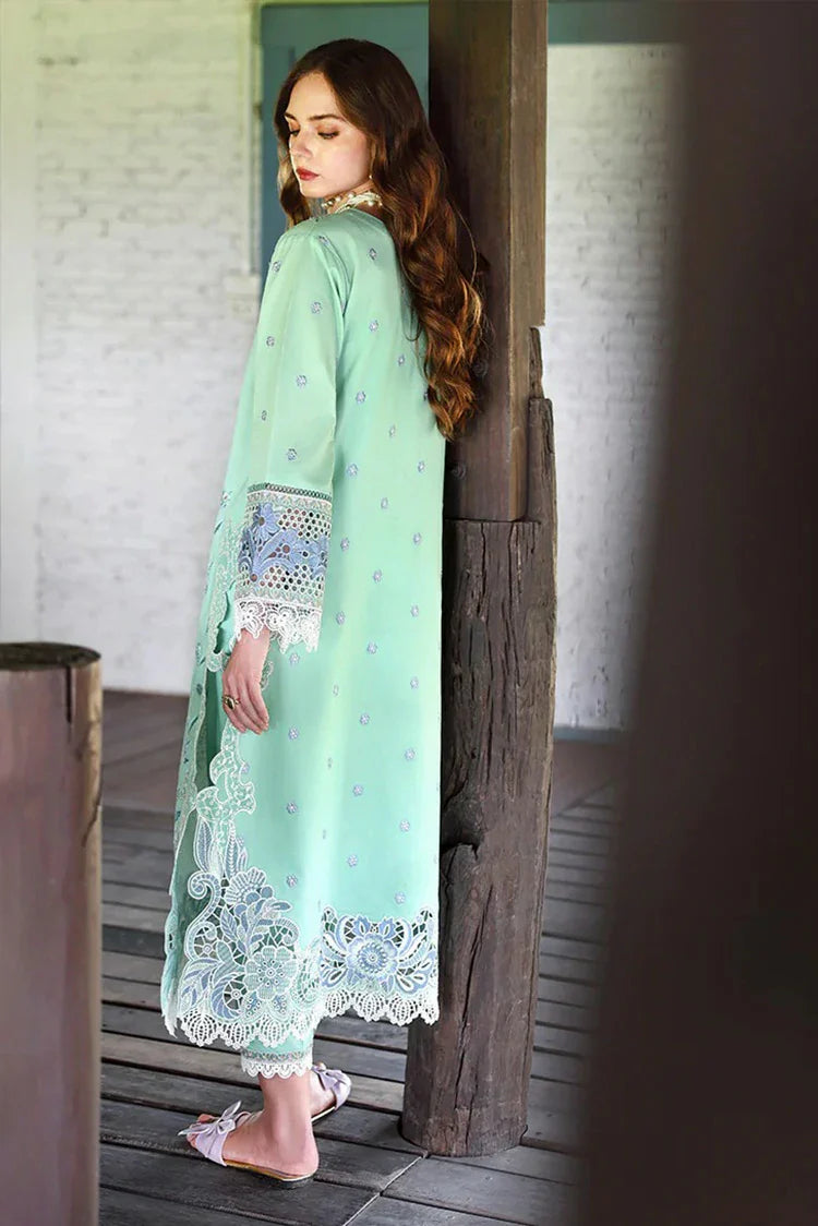 Picture of Mushq - Hemline The Secret Garden Beyond the Garden Gate - 11-Fernlore - Unstitched - Available at Raja Sahib