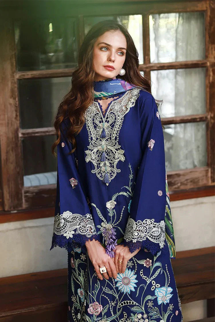 Picture of Mushq - Hemline The Secret Garden Beyond the Garden Gate - 01-Sylphae - Unstitched - Available at Raja Sahib