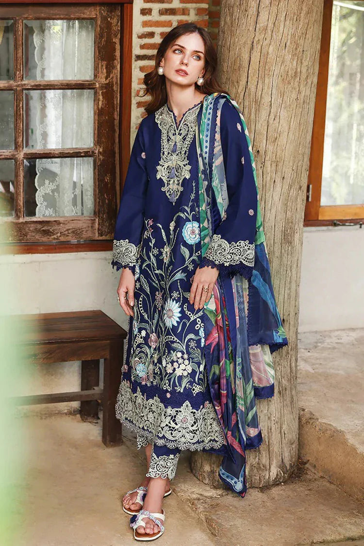 Picture of Mushq - Hemline The Secret Garden Beyond the Garden Gate - 01-Sylphae - Unstitched - Available at Raja Sahib