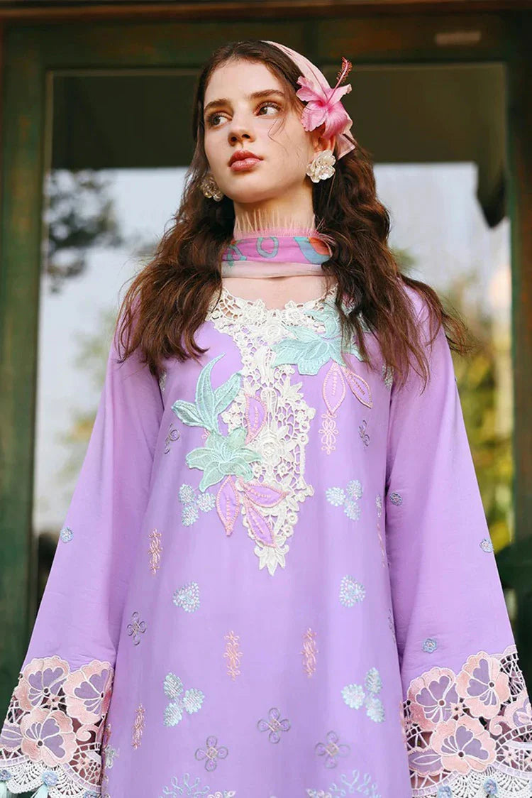 Picture of Mushq - Hemline The Secret Garden Beyond the Garden Gate - 03-Dewspell - Unstitched - Available at Raja Sahib