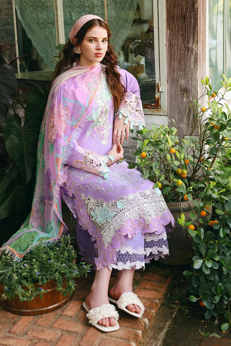 Picture of Mushq - Hemline The Secret Garden Beyond the Garden Gate - 03-Dewspell - Unstitched - Available at Raja Sahib