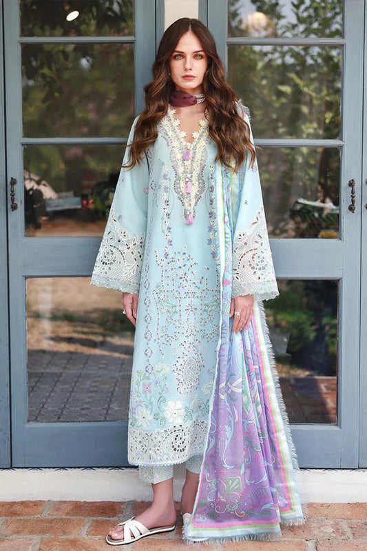 Picture of Mushq - Hemline The Secret Garden Beyond the Garden Gate - 04-Secret Blossom - Unstitched - Available at Raja Sahib