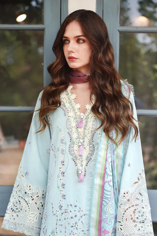 Picture of Mushq - Hemline The Secret Garden Beyond the Garden Gate - 04-Secret Blossom - Unstitched - Available at Raja Sahib