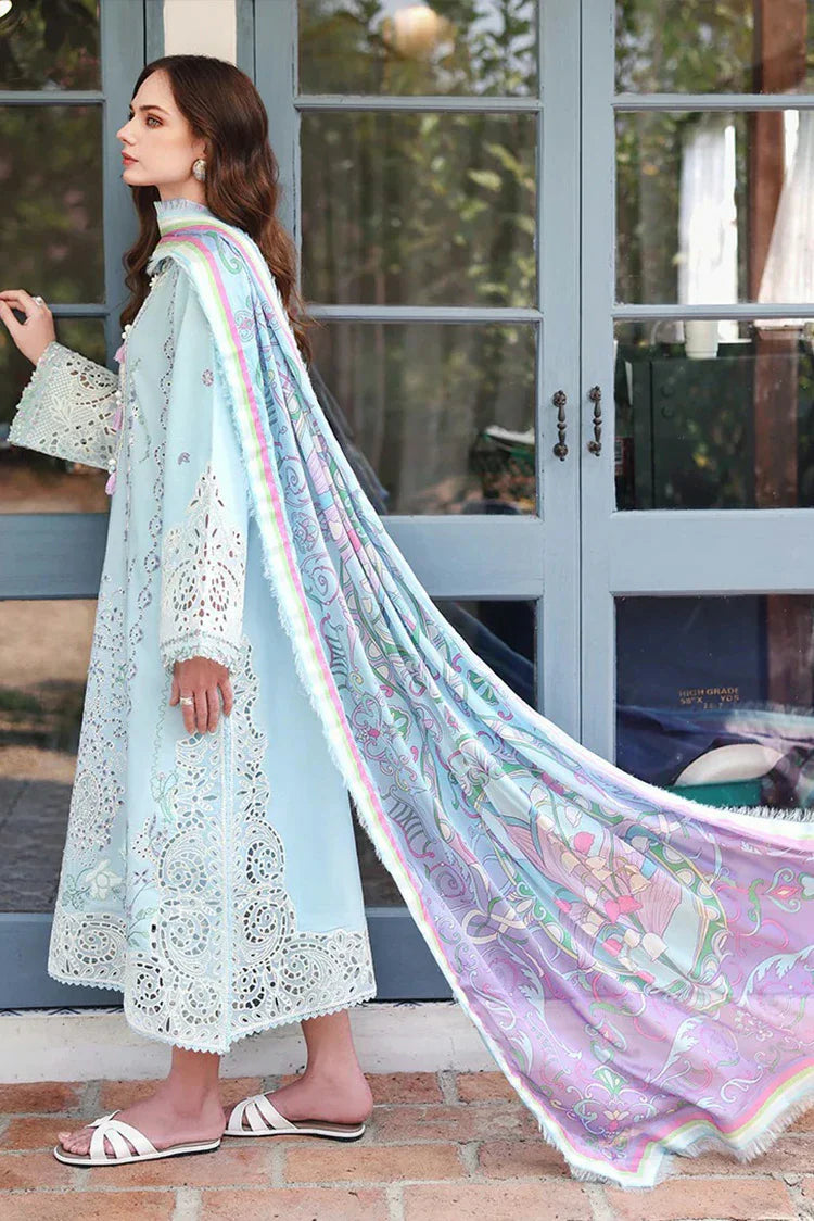 Picture of Mushq - Hemline The Secret Garden Beyond the Garden Gate - 04-Secret Blossom - Unstitched - Available at Raja Sahib