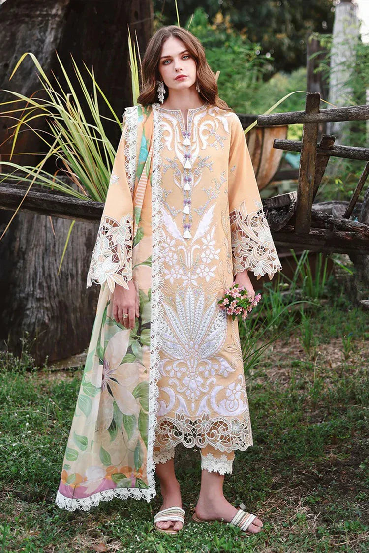 Picture of Mushq - Hemline The Secret Garden Beyond the Garden Gate - 05-Wisteria Veil - Unstitched - Available at Raja Sahib