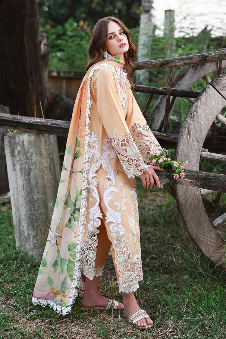 Picture of Mushq - Hemline The Secret Garden Beyond the Garden Gate - 05-Wisteria Veil - Unstitched - Available at Raja Sahib