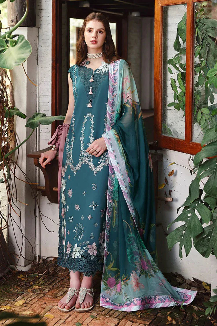 Picture of Mushq - Hemline The Secret Garden Beyond the Garden Gate - 06-Ivy Spell - Unstitched - Available at Raja Sahib