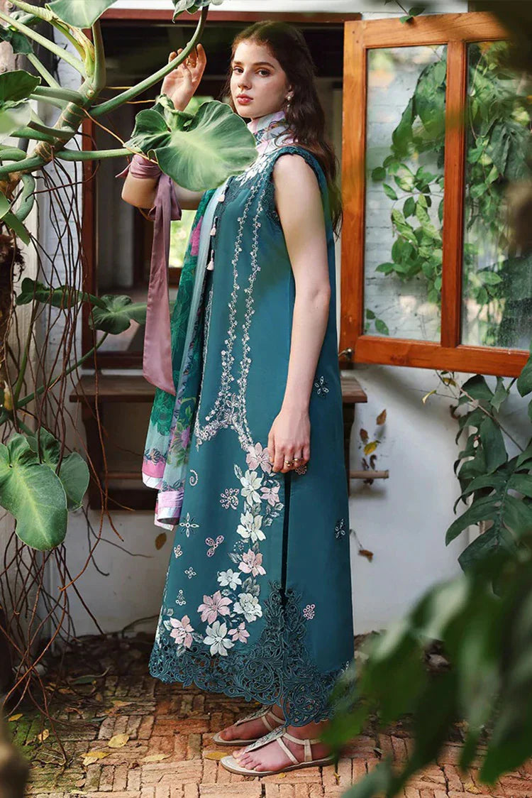Picture of Mushq - Hemline The Secret Garden Beyond the Garden Gate - 06-Ivy Spell - Unstitched - Available at Raja Sahib