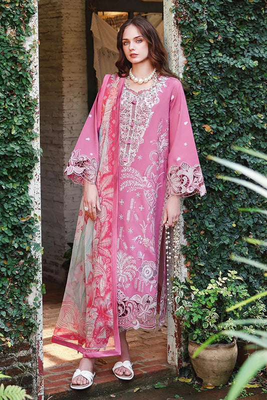 Picture of Mushq - Hemline The Secret Garden Beyond the Garden Gate - 08-Mystic Camellia - Unstitched - Available at Raja Sahib