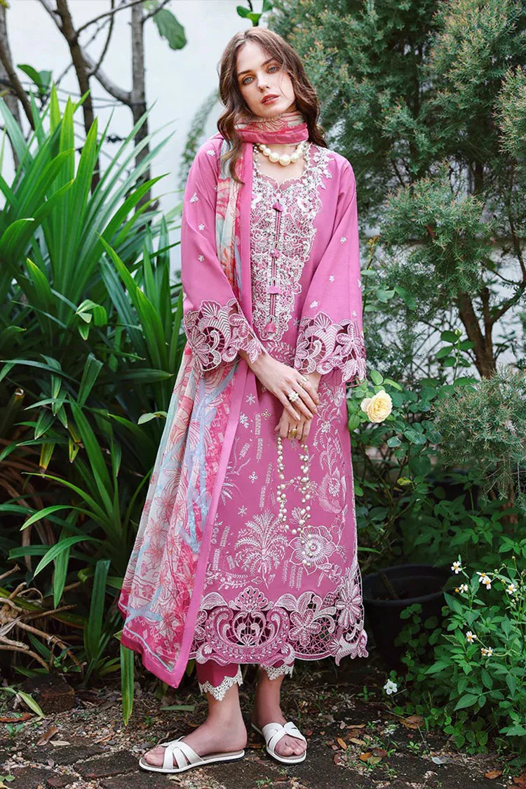 Picture of Mushq - Hemline The Secret Garden Beyond the Garden Gate - 08-Mystic Camellia - Unstitched - Available at Raja Sahib