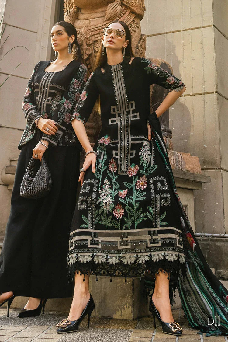 Picture of Maria B - Luxury Lawn Eid 2 - Design 11 - Unstitched - Available at Raja Sahib
